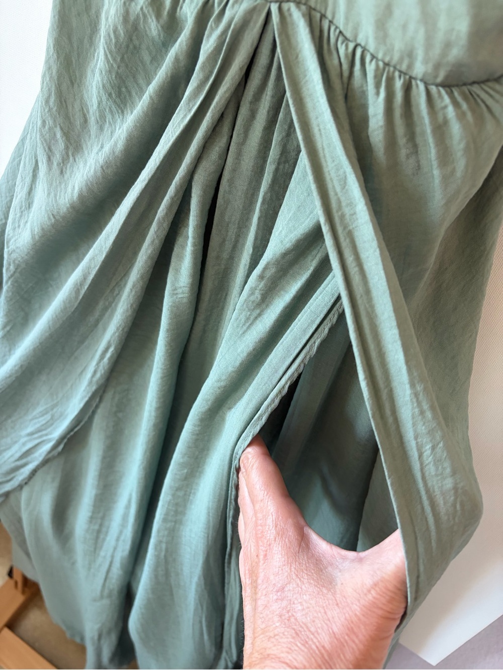 Hello Molly Over The Limit Sage Sparkle Maxi Dress 8 NWOT - Picture 5 of 9